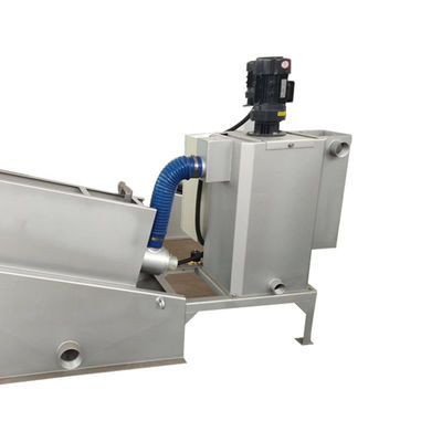 Imprensa de parafuso de secagem 1-2500kgs/H da máquina da lama do tratamento de águas residuais multi