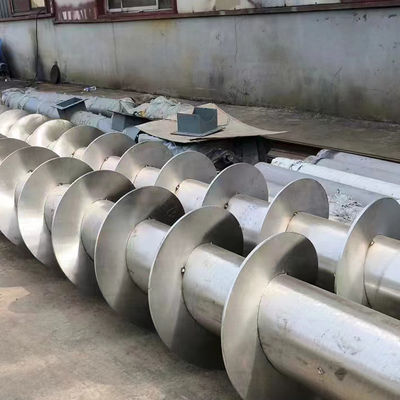 Conveyor de parafusos de aço inoxidável Sprial 304 para cimento