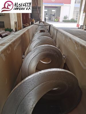 Transporte de parafuso de gerencio de Shaftless, transporte de parafuso 16r/min horizontal