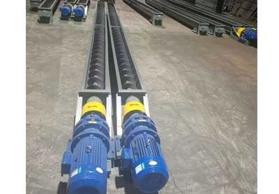 Transporte de correia branco do parafuso do zinco, transporte de parafuso do silo de 250mm