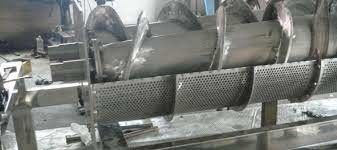 filtro da imprensa de parafuso 1.2m3/h, imprensa de parafuso da lama de 200mm