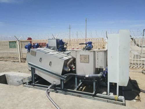 Máquina de secagem da lama do aço carbono, multi imprensa de parafuso do disco 0.3Kw