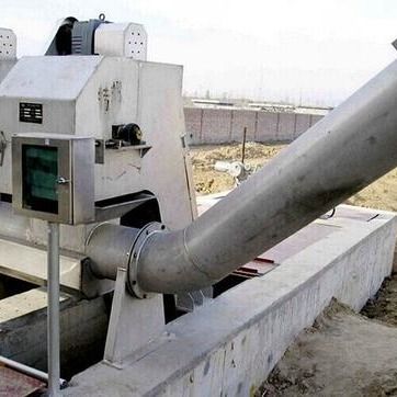 Máquina da imprensa de parafuso da água de esgoto, imprensa de parafuso 1.2m3/h de secagem pequena