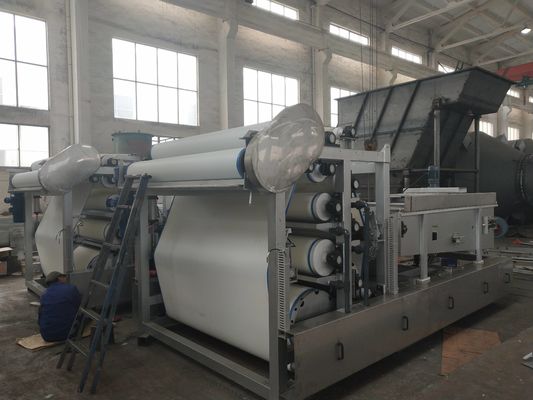 Correção automática de secagem da máquina da lama municipal da imprensa de parafuso