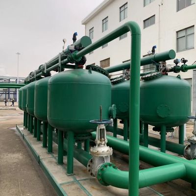 Os meios de aço inoxidável filtram o separador de água da areia da membrana da osmose reversa do sistema