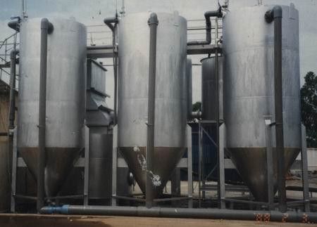 Tratamento da água branco do filtro de areia, filtro de areia industrial da água de esgoto