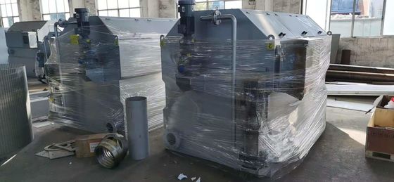 Sistema da filtragem das águas residuais do carbono ativado de aço inoxidável