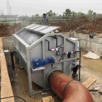 Sistema da filtragem das águas residuais do carbono ativado de aço inoxidável