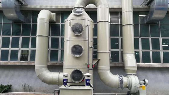 Torre de absorção química do gás, purificador branco da torre de pulverizador