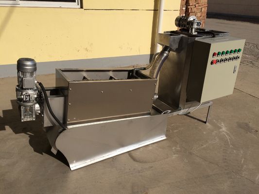 categoria industrial de secagem empilhada 100mm da máquina da lama do parafuso