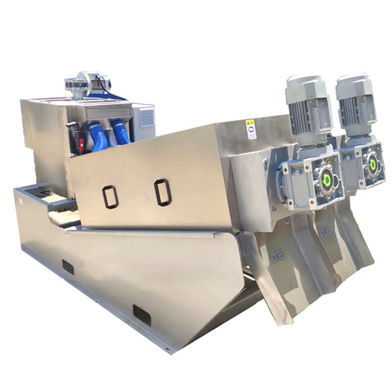 Tipo automático de secagem do parafuso da máquina da lama espiral líquida contínua da separação SS304