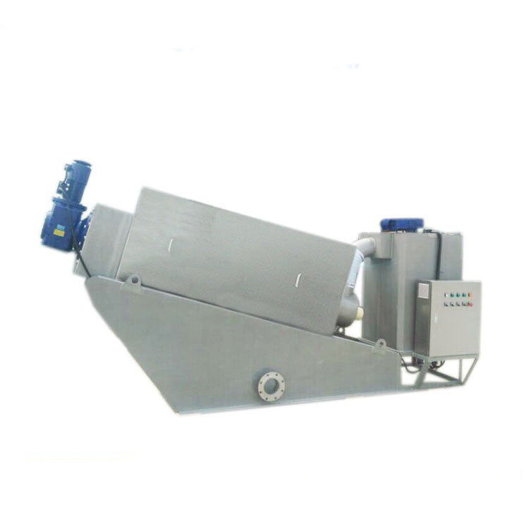 Automatic Spiral Sludge Dewatering Machine | 15m³/H for Food Factory Waste | PLC Controlled