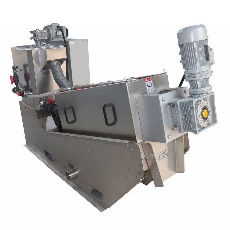 A imprensa de parafuso do estrume do porco e da galinha enlameia a secagem faz à máquina integrado