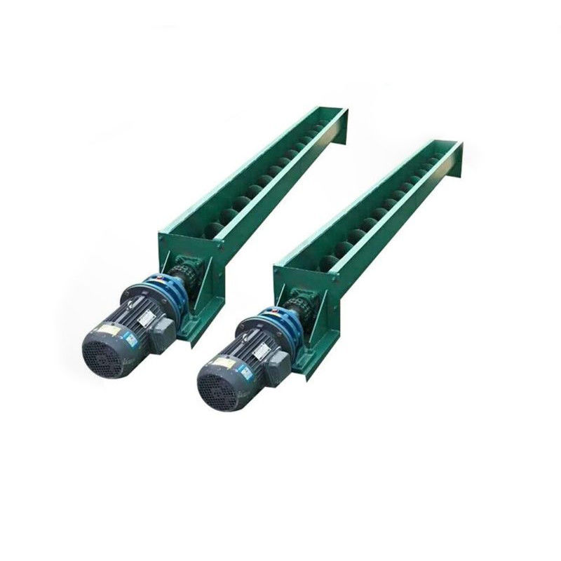 Parafuso transportador de pellets de aço inoxidável sem eixo helicoidal helicoidal