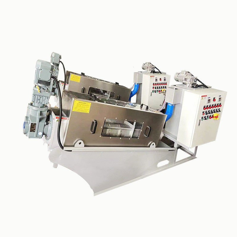 Sistema espiral de aço inoxidável automático completo 2.23kw 380Volt do desidratador da lama