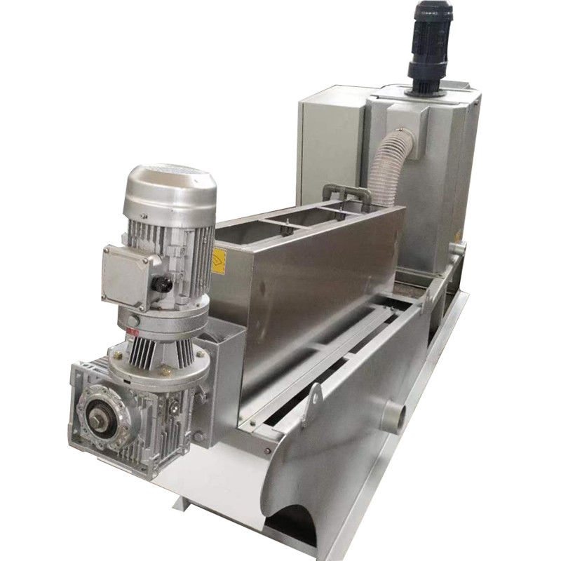 máquina de secagem lama Volute da imprensa de parafuso do disco do desidratador da lama 1-2500kgs/H da multi