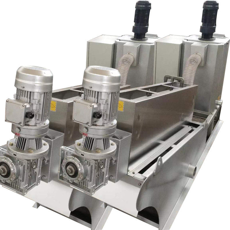 Máquina de secagem da lama Volute da limpeza de auto da personalização para águas residuais municipais