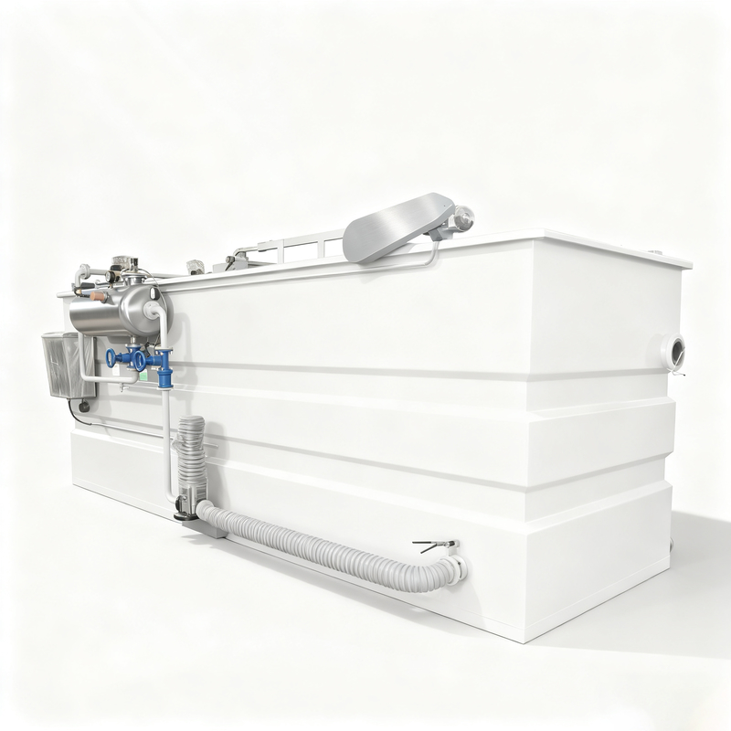 1000L-4000L dissolveu a máquina da flutuação de ar para o tratamento de águas residuais do processamento de carne