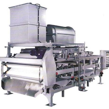 a imprensa da correia 20kg/h enlameia a secagem, imprensa de filtro da correia de 1000mm para o tratamento de águas residuais