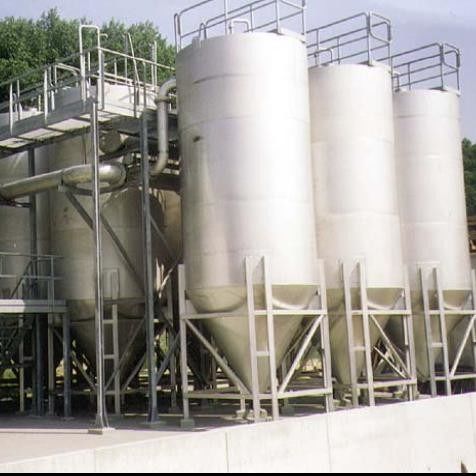 Tratamento da água branco do filtro de areia, filtro de areia industrial da água de esgoto