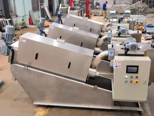 Máquina de secagem da imprensa espiral automática de aço inoxidável
