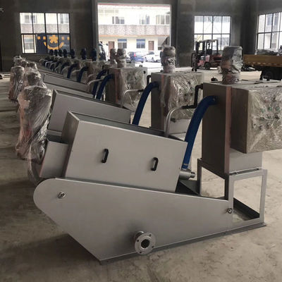 Máquina de secagem da lama Volute da imprensa de parafuso para a planta de tratamento da água da água de esgoto
