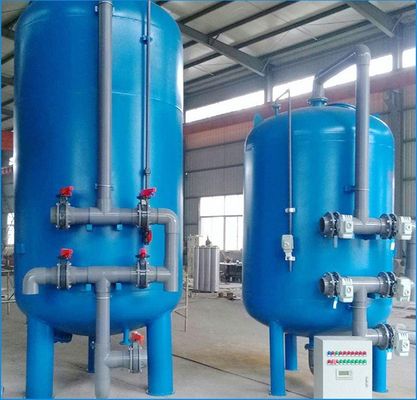 O aço carbono ativou multimédios do carbono SS304 filtra o tratamento da água recuperado