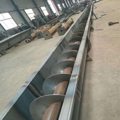 Transporte de parafuso em forma de u da lama do aço carbono com eixo