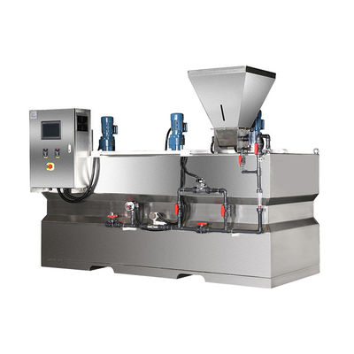 Tratamento de águas residuais automático de SS304 PAM Integrated Dosing System 1000l/H