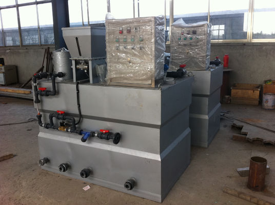 Tratamento de águas residuais automático de SS304 PAM Integrated Dosing System 1000l/H