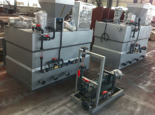 Tratamento de águas residuais automático de SS304 PAM Integrated Dosing System 1000l/H