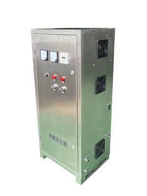 A água do gerador do ozônio da fonte de ar 304SS refrigerou o equipamento 10g industrial 100g do ozônio