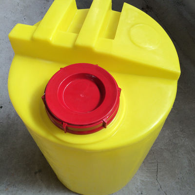 dose de mistura plástica inferior de PAM Dissolving Sewage Treatment Reagent da cubeta do plano do PE 200L