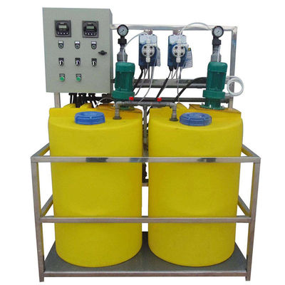 Liberação lenta do Pac Pam Flocculant Automatic Dosing Machine do PE 1000L/H que dissolve-se