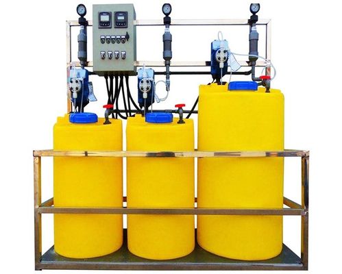 Liberação lenta do Pac Pam Flocculant Automatic Dosing Machine do PE 1000L/H que dissolve-se