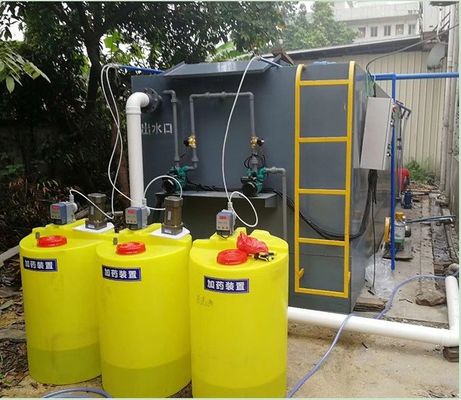 Liberação lenta do Pac Pam Flocculant Automatic Dosing Machine do PE 1000L/H que dissolve-se
