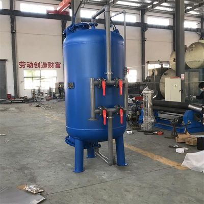 A areia rasa de quartzo ativou o remoinho automático do filtro de aço inoxidável do carbono