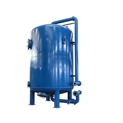 A areia rasa de quartzo ativou o remoinho automático do filtro de aço inoxidável do carbono