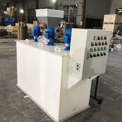 A caixa 500L/H três integrou o tratamento de esgotos do dispositivo de PAM Dry Powder Automatic Dosing