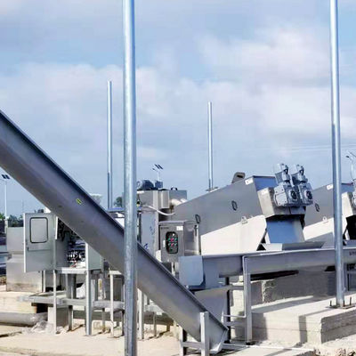 10m3/H enlameiam o empilhador integrado de secagem do parafuso da imprensa da concentração da filtragem da máquina separação líquida contínua