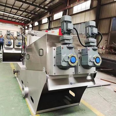 secagem de aço inoxidável de secagem da lama do limo de carvão da máquina da lama 12m3/H espiral