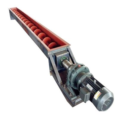 sistema de transporte espiral shaftless da grão da cinza de carvão do transporte de parafuso do aço carbono 2m3/H