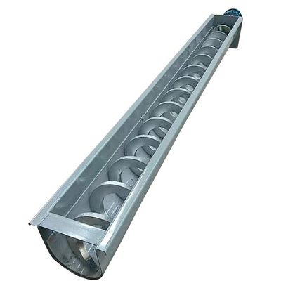 sistema de transporte espiral shaftless da grão da cinza de carvão do transporte de parafuso do aço carbono 2m3/H