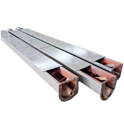 sistema de transporte espiral shaftless da grão da cinza de carvão do transporte de parafuso do aço carbono 2m3/H