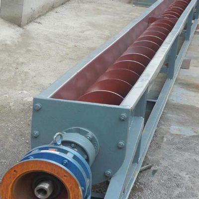 sistema de transporte espiral shaftless da grão da cinza de carvão do transporte de parafuso do aço carbono 2m3/H
