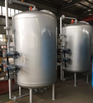 a areia do manganês do aço carbono do ³ /H de 5m filtra a remoção do manganês do ferro da água subterrânea