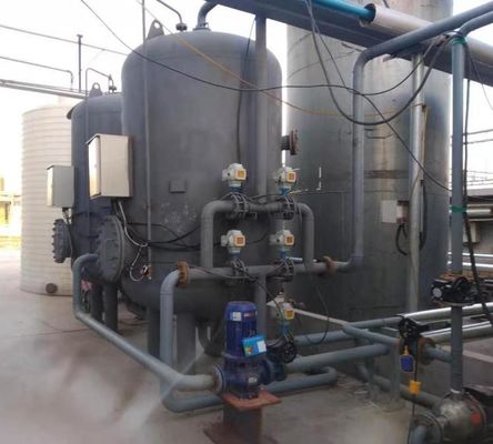 a areia do manganês do aço carbono do ³ /H de 5m filtra a remoção do manganês do ferro da água subterrânea