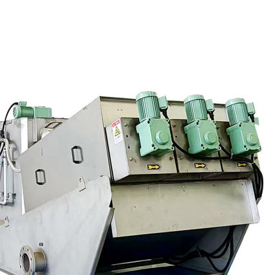 equipamento de secagem do tratamento da lama do estrume da exploração agrícola da máquina da lama 20m3/H espiral