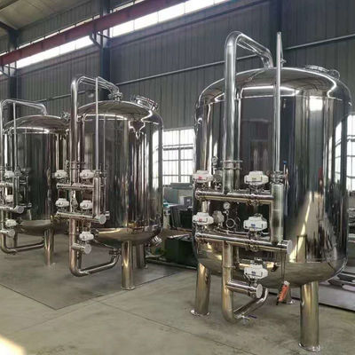 o aço carbono 30m3/H ativou a água subterrânea que do rio do filtro do carbono os multimédios rasos da areia filtram