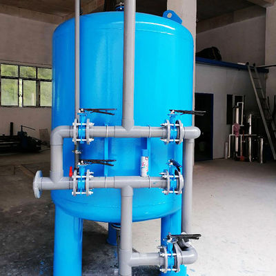 A multi areia industrial de quartzo do carbono ativado dos meios filtra totalmente automático